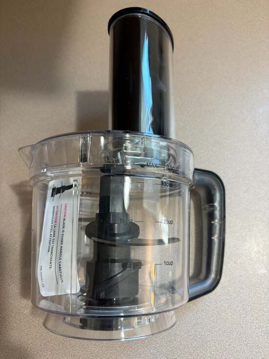 Magic Bullet Other - Magic Bullet Kitchen Express 3.5-Cup Food Processor Bowl Attachment with Blade &